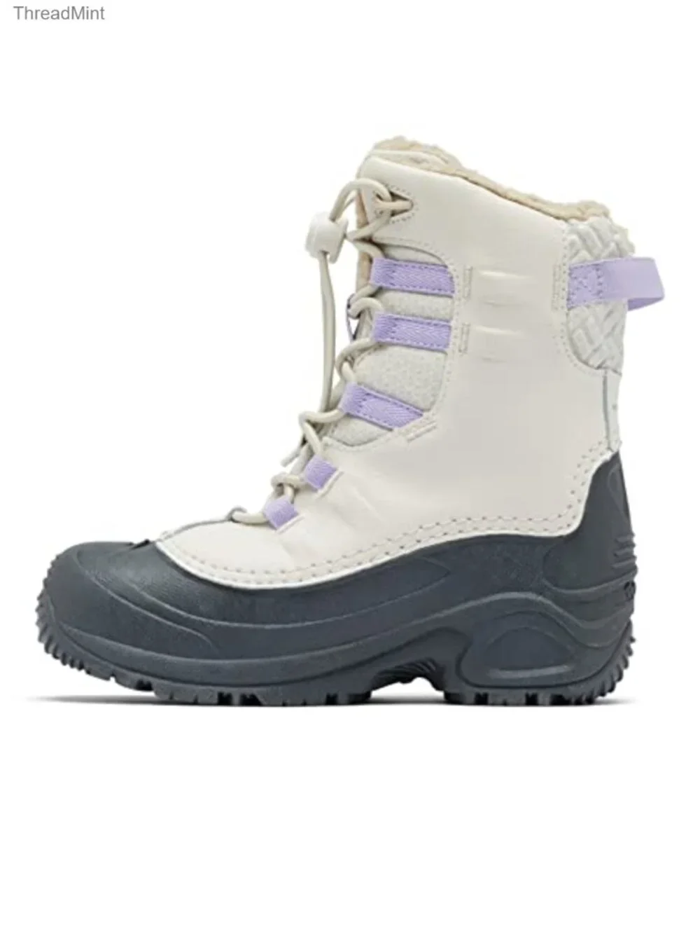 Kids' Snow Boots Waterproof Insulated Bungee Lace Mid-Calf